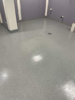 Decorative Epoxy Quartz Commercial Flooring