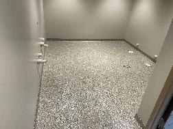 Epoxy Flake Bathroom Flooring