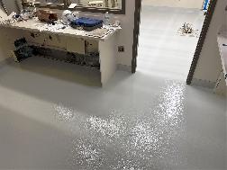 Hospital Flooring Solid Color Epoxy