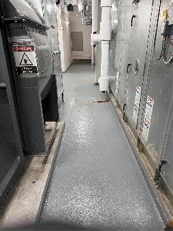 machine Room Flooring Installation