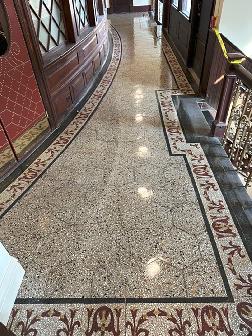 Opulent Terrazzo Flooring Installation