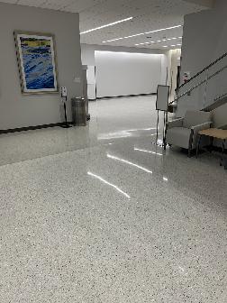 Terrazzo Hospital Flooring Installation