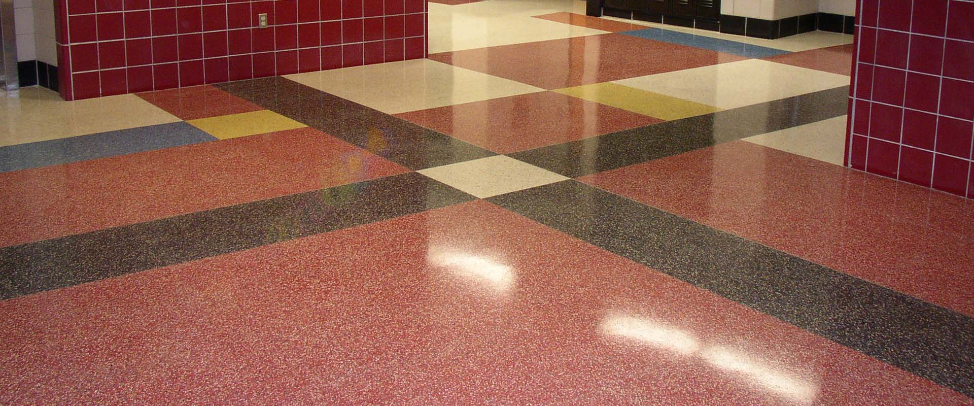 Terrazzo School Flooring